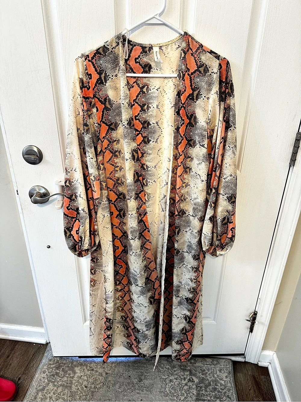 honeynine Snake Print Maxi Dress Size Medium Like New